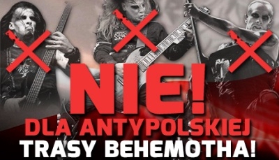 Nie dla antypolskiej trasy Behemotha – dołącz akcji protestacyjnej