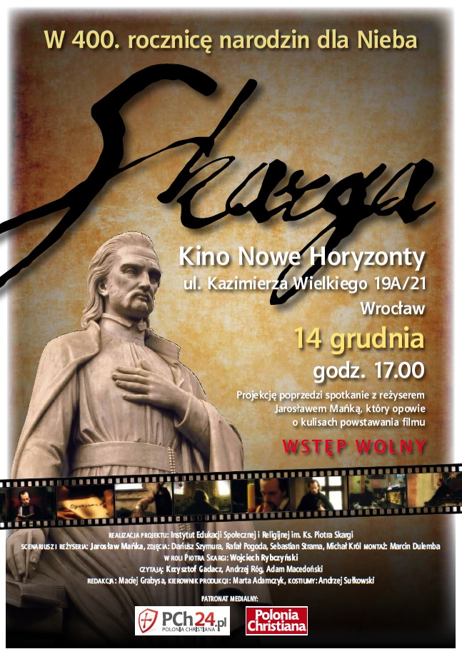 plakat film Skarga Wrocław