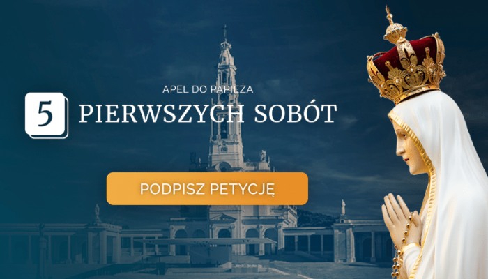 5 Pierwszych Sobót - apel do papieża