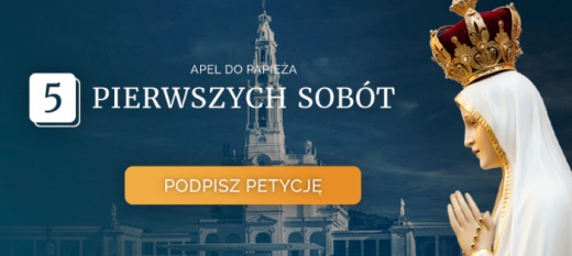 5 Pierwszych Sobót - apel do papieża