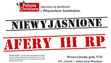 Spotkanie z Wojciechem Sumlińskim