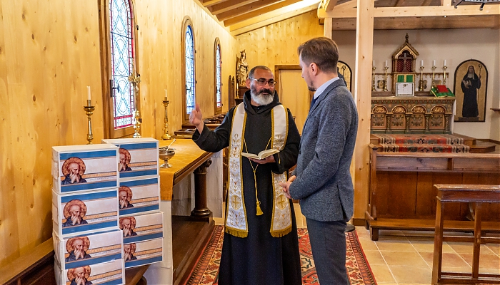 Podziękowania i prośby do św. Benedykta złożone w Nursji