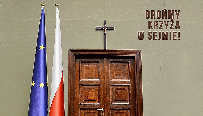 Tysiące wiernych nie godzą się na usunięcie Krzyża z Sejmu!