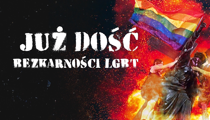 Protest przeciw agresji lobby LGBT