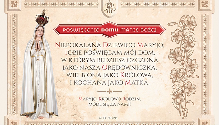 „Maryjo, Tobie poświęcam swój dom!” Wyjątkowa akcja polskich katolików.