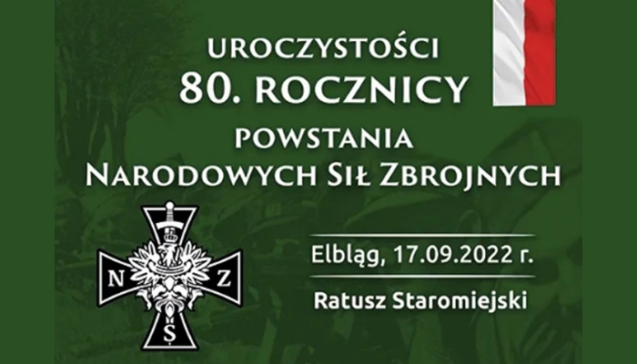 Elbląg uczci 80 rocznicę powstania NSZ