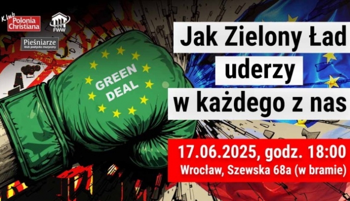 Zapraszamy do Wrocławia: red. Radosław Pogoda, dr inż. Marcin Cegielski, dr Paweł Momro o „Zielonym Ładzie”